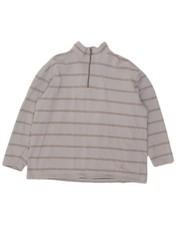 Ralph Lauren Womens Oversized Sweatshirt Jumper UK 12 Medium Blue Striped LI18