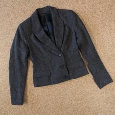 Women Dirk Schonberger jacket grey cashmere 38/M
