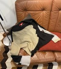 Eckhaus Latta Women's AW19 LANDSCAPE SWEATER XS Made In USA with Imported Yarn