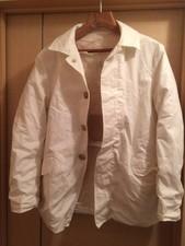 Unused Paul Harnden Mac Coat Blazer Ventile Jacket Outer Mens Size S White