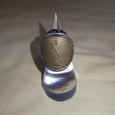 Rare SHARE SPIRIT Coin Ring Silver Antique