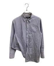 ANREALAGE                    Rolled hem shirts blue