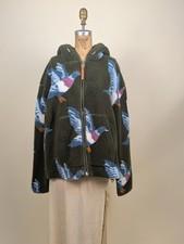 JW Anderson pigeon jacquard zip fleece jacket