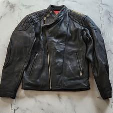 M Size Leather Jacket Hard To Obtain Kadoya Riders Genuine Patch