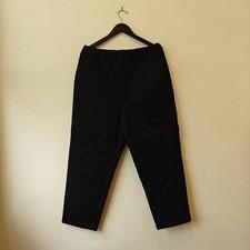 YOKO SAKAMOTO black diamond stitch insulated pants sz medium Men's US 32
