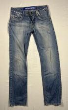 Dirk Bikkembergs Y2K Logo Embroidered Blue Jeans 30x31