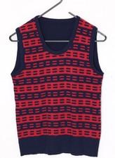 1968–1975, Sweater Shell with Reversing-Bar Figuring and Close-Set Shoulders