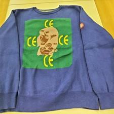 C.E CAVEMPT Knit Sweater Pullover Long Sleeve Apparel Used Fashion