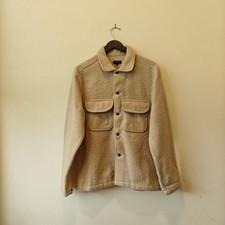 Evan Kinori LNWOT Castelano Beige Wool two pocket shirt made USA Small, $545