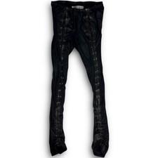 SHARE SPIRIT Lace up Python Leggings