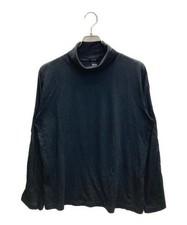 SHINYA KOZUKA                    Cotton cashmere turtleneck top black 18025K48