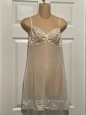 La Perla Studio Spring in New York Chemise L Ivory Sheer Lace Cups