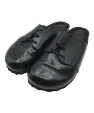 SHINYA KOZUKA Leather sandals EU39 US6.5 Black