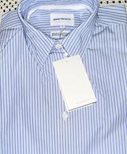 Norse Projects Hans Classic Stripe Pale Blue Striped Dress Shirt S N40-0489