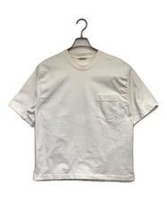 AURALEE                    STAND UP TEE (Stand Up T-shirt) white A9ST01SU