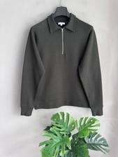 Norse Projects Standard Half 1/4 Zip Men's Dark Green Sweatshirt, Size M