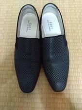 5351 POUR LES HOMMES Men's Slip-On Shoes Size 41 Black