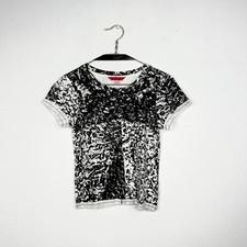 Eckhaus Latta Black&White Tee - size s - stretchable