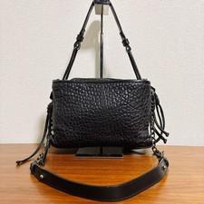 GIORGIO BRATO Black Leather Shoulder Bag - Pre-Owned