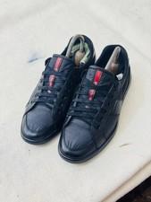Prada America's Cup Nylon Leather Low Top Sneakers Black EU 40.5 US 7.5 Vietnam