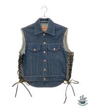KADOYA Denim vest Size: L Indigo Men