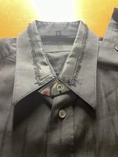 Dirk Schonberger Black Button Down Shirt Men’s L