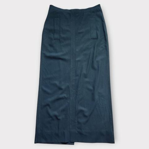 Vintage Lieve Van Gorp Black Maxi Skirt EU 36 US 4 Pencil