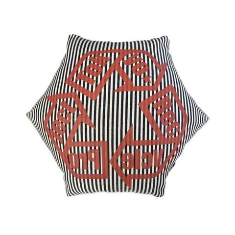 20471120 Tokyo Recycling Project Logo Print Cushion