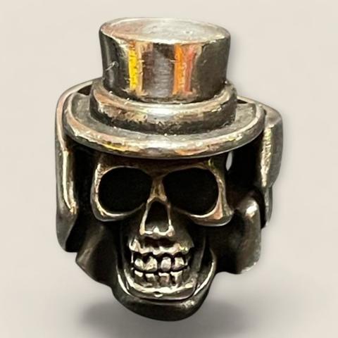 Alzuni Skull Hat Clown Ring Silver 925 US9   Design