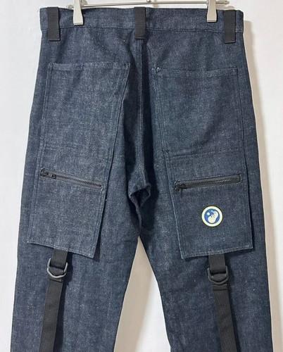FOTUS Cyber ​​Denim Cargo Pants Made in Japan