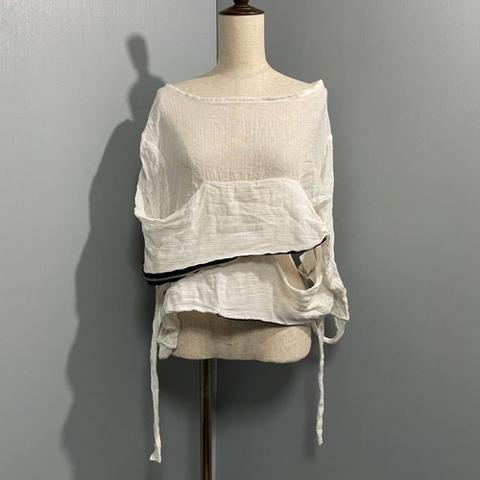alice auaa Gauze Zip Tops