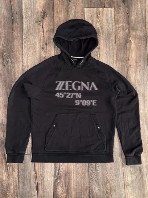Ermenegildo Zegna Z Zegna Printed Logo Hoodie
