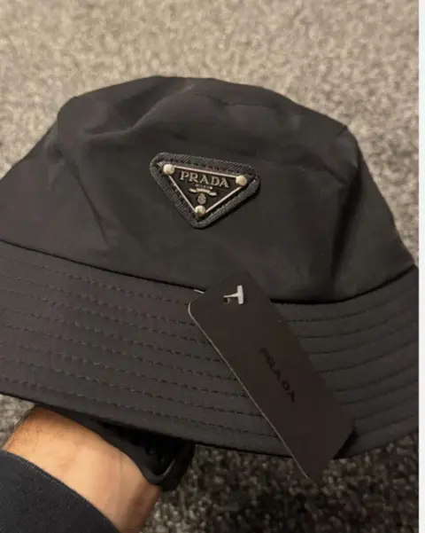 Vintage Prada Bucket Hat, Unisex & One Size