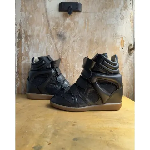 Isabel Marant Beckett Sneakers Leather Black EU38
