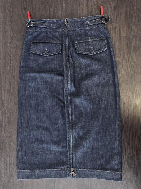 Prada Skirt Mid-Lenght Size IT40 Denim Jeans Cotton