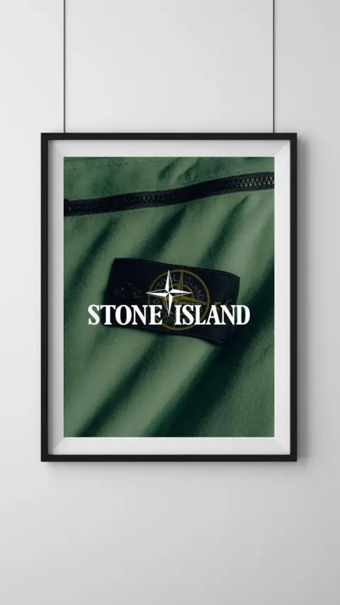 Stone Island Badge Poster