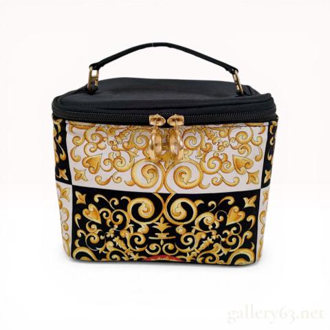Gianni Versace Barocco Print Cosmetic Vanity Case