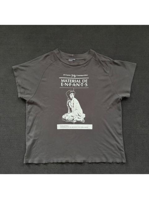 Enfants Riches Deprimes Black Material De Enfants Logo T Shirt