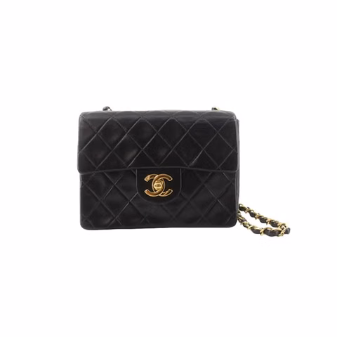 Chanel Classic Single Flap Mini Square GHW