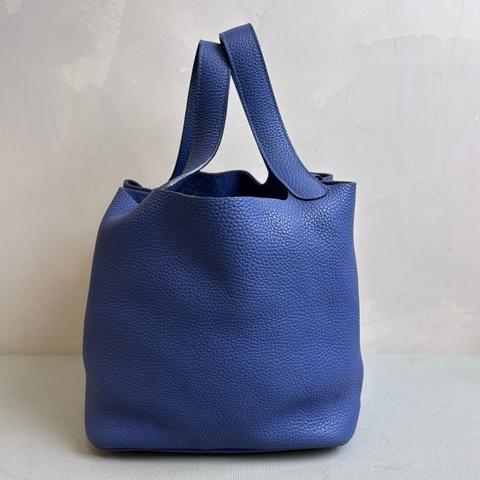 愛馬仕/Hermes picotin 22cm菜籃子/水桶 c刻字 原始