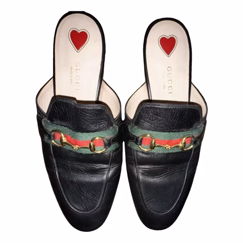 Princetown leather mules