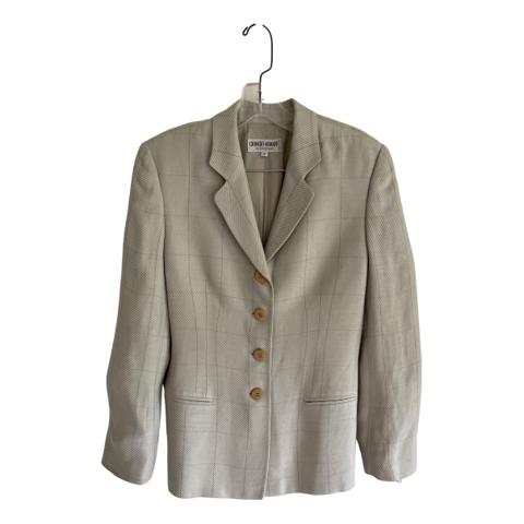 Linen suit jacket