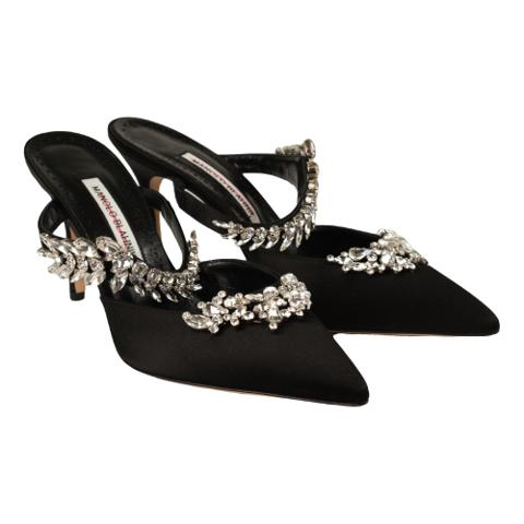 Lurum silk mules & clogs