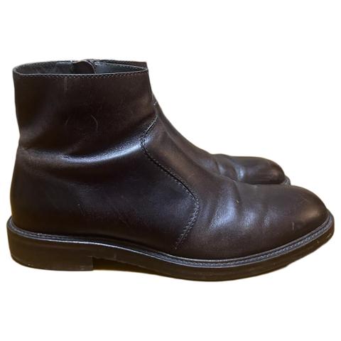 Leather boots