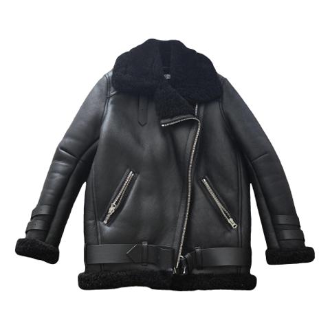 Velocite leather biker jacket