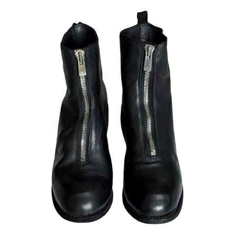 Leather boots