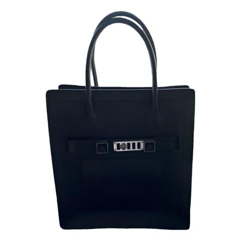 Lunch leather clutch bag