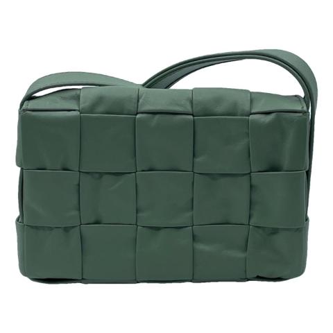 Cassette leather crossbody bag