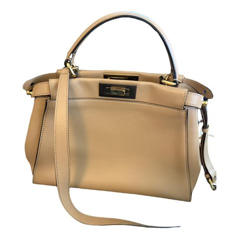 Peekaboo leather handbag