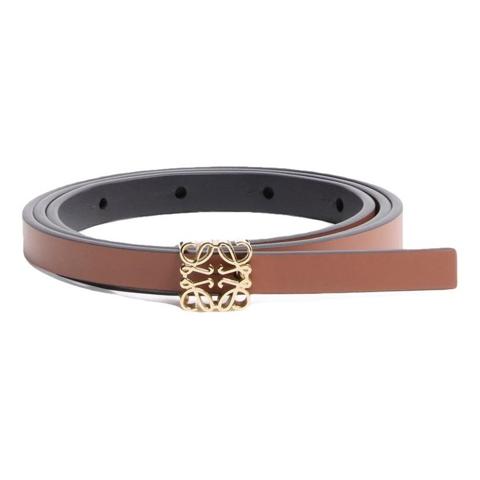Anagram leather belt